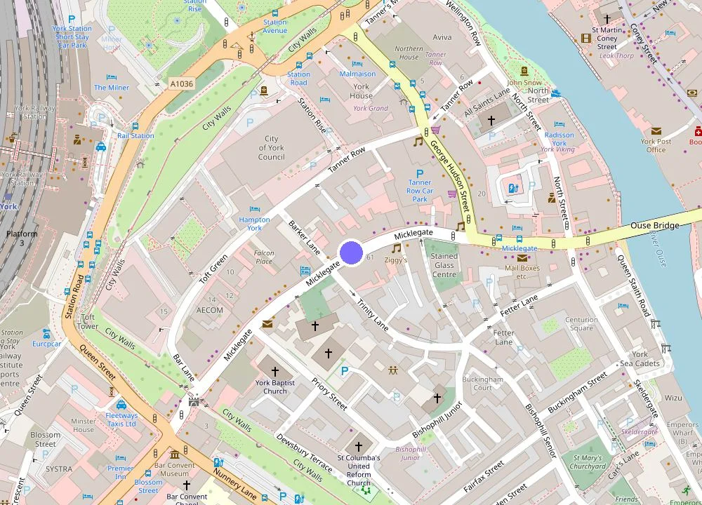 Map: The Lawrance Luxury Aparthotel - York